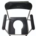 Iron Elder Foldable Commode Chair